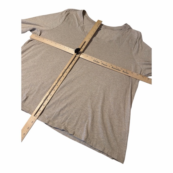 Pact Base Layer 3/4 Sleeve Tan T-Shirt Top Organic Cotton XXXL Minimalist DO1 - Picture 3 of 5